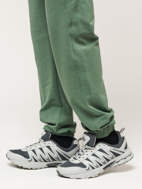 Sports joggers large size men's green color 006Z