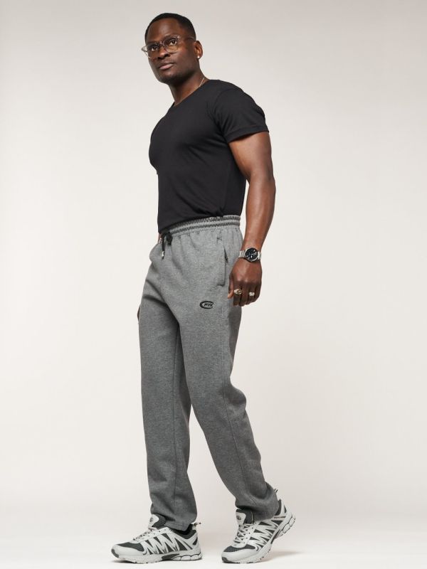 Trousers sports pants with pockets for men gray 061Sr