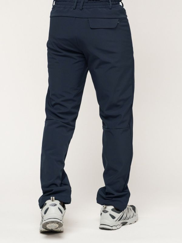 MTFORCE softshell sports trousers for men dark blue 22004TS